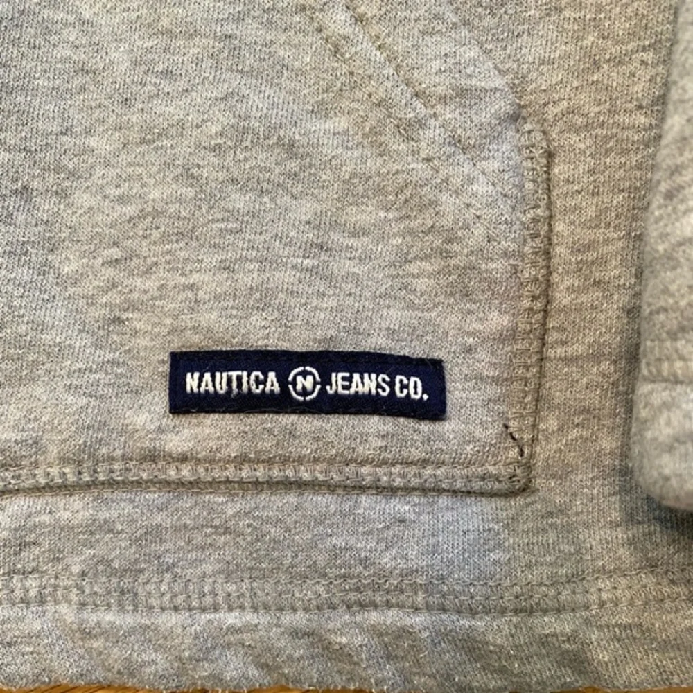 Vintage Nautica Youth XL Size 7 Gray Hoodie Pullover‎